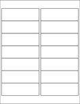 4x1.33 rectangle labels  98980