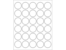 1.5x1.5 circle labels  58364