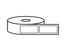 2x5inchrolllabel core2  24721