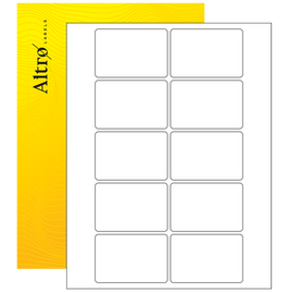 3" x 2" Weatherproof Rectangle Labels - Gloss Inkjet