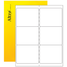 4" x 3.33" Rectangle Labels
