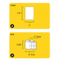 1.5" x 1" Removable Direct Thermal Label (2 UP) - 1" Core