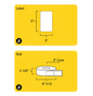 3" x 5" Direct Thermal Label - 3" Core