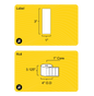 3" x 1" Removable Thermal Transfer Label - 1" Core