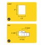 2" x 1.5" Direct Thermal Label - 1" Core