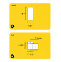 4" x 1.5" Direct Thermal Label - 1" Core