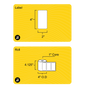 4" x 2" Direct Thermal Label - 1" Core