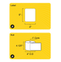 4" x 5" Direct Thermal Label - 1" Core