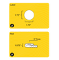 1.75" Circle Roll Labels - Gloss Inkjet - 3" Core