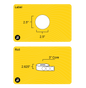 2.5" Circle Roll Labels - Gloss Inkjet - 3" Core