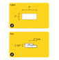 2" x 5" Rectangle Roll Labels - Gloss Inkjet - 2" Core