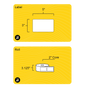 3" x 5" Rectangle Roll Labels - Gloss Inkjet - 2" Core