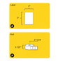 3" x 2" Rectangle Roll Labels - Gloss Inkjet - 2" Core