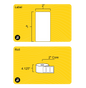 4" x 2" Rectangle Roll Labels - Gloss Inkjet - 2" Core