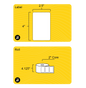 4" x 2.5" Rectangle Roll Labels - Gloss Inkjet - 2" Core