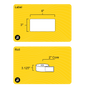 3" x 6" Rectangle Roll Labels - Gloss Inkjet - 2" Core