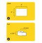 4" x 6" Rectangle Roll Labels - Gloss Inkjet - 2" Core