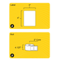 4" x 3" Rectangle Roll Labels - Gloss Inkjet - 2" Core